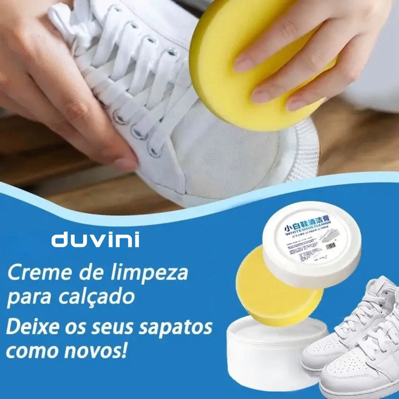 Creme de Limpeza de Tênis + Escova + Frete Grátis + Bônus + Descontos