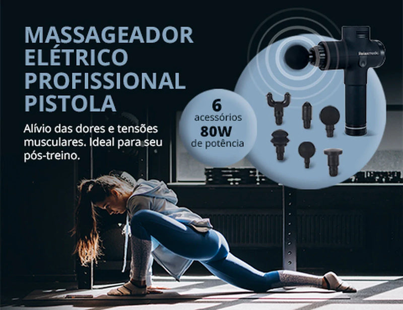 Massageador Elétrico Profissional 4 em 1 + Frete Grátis + Bônus + Descontos