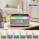 Rádio Relógio TimeSound com Bluetooth, Carregamento Sem Fio e Iluminação