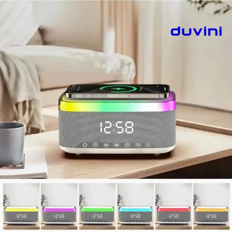 Rádio + Relógio + Despertador + Bluetooth + Carregador + Frete Grátis + Bônus + Descontos