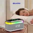 Rádio Relógio TimeSound com Bluetooth, Carregamento Sem Fio e Iluminação