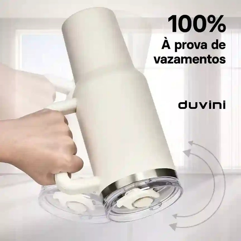 Garrafa Térmica Com Canudo + Frete Grátis + Bônus + Descontos