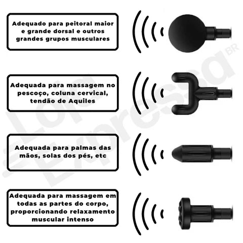 Massageador Elétrico Profissional 4 em 1 + Frete Grátis + Bônus + Descontos