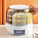 Dispenser de Grãos CerealMix Giratório com 6 Compartimentos