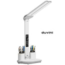 Luminária de Mesa DeskLight com Relógio Digital e Porta-Canetas