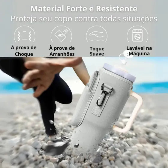 Bolsa Para Garrafa Térmica + Frete Grátis + Bônus + Descontos