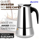 Cafeteira Italiana Elegance com Design Sofisticado