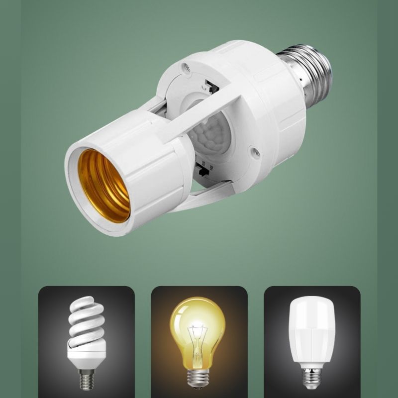 Sensor de Presença para Soquete de Lâmpada + Frete Grátis + Bônus + Descontos