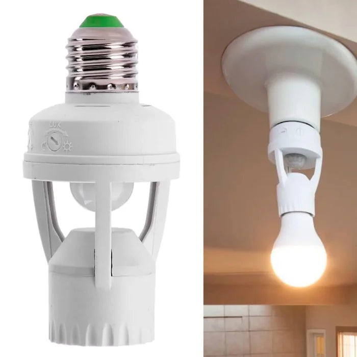 Sensor de Presença para Soquete de Lâmpada + Frete Grátis + Bônus + Descontos