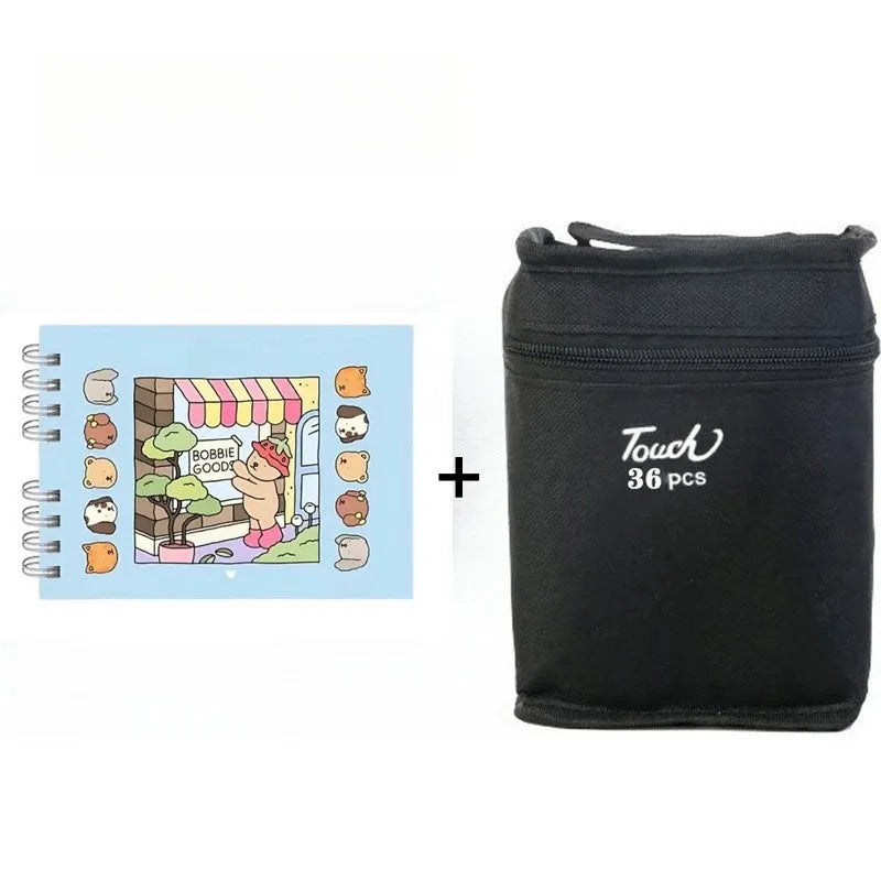 Kit Livro Colorir Bobbie Goods + Canetinhas Coloridas