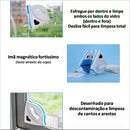 Limpador de Vidros Magnético CleanGlass com Dupla Ação e Segurança Total