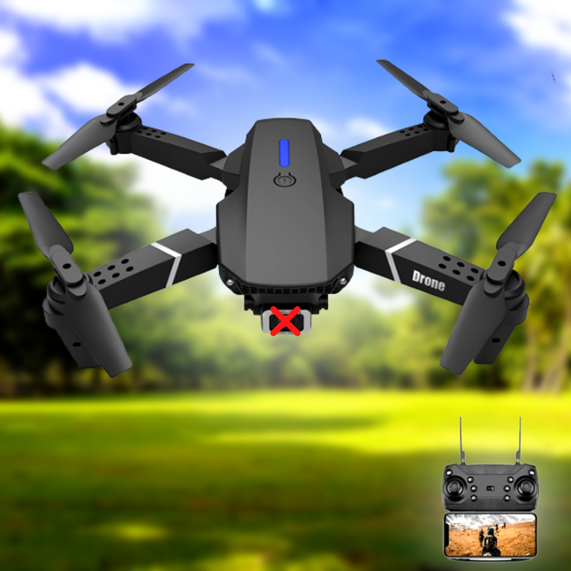 Drone Profissional Wifi com Controle Remoto e 3 Baterias