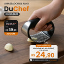 Amassador de Alho DuChef em Aço Inox – Kit com 2 Unidades