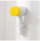 Escova de Limpeza Elétrica TurboClean 5 em 1 com Alta Potência