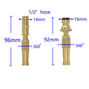 Bocal de Mangueira de Alta Pressão HydroJet com Jatos Potentes e Economia de Água
