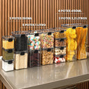 Kit de Potes Herméticos OrganizaPro com Vedação Total