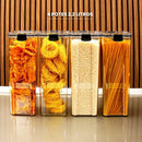 Kit de Potes Herméticos OrganizaPro com Vedação Total