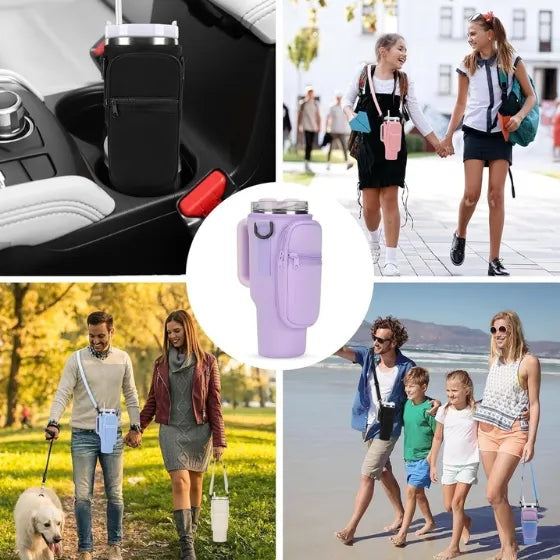 Bolsa Para Garrafa Térmica + Frete Grátis + Bônus + Descontos
