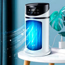 Mini Climatizador FreshAir com Umidificação, Ventilação e Luz LED Colorida