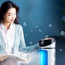 Mini Climatizador FreshAir com Umidificação, Ventilação e Luz LED Colorida