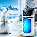 Mini Climatizador FreshAir com Umidificação, Ventilação e Luz LED Colorida