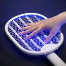 Raquete Elétrica PowerShock Recarregável com Luz Atrativa