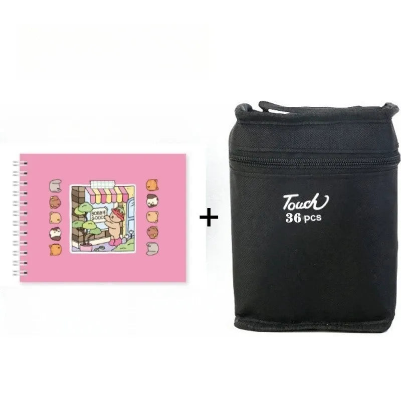 Kit Livro Colorir Bobbie Goods + Canetinhas Coloridas