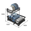 Escorredor de Louças Organiza+ com Sistema de Drenagem Inteligente