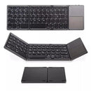 Teclado Portátil CompactKey com Bluetooth e Touchpad Integrado