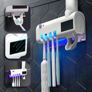 Suporte de Escova e Dispenser de Creme Dental OralClean UV com Esterilizador