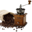 Moedor de Café Retrô Vintage Café com Design Clássico em Madeira