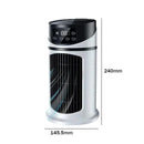 Mini Climatizador FreshAir com Umidificação, Ventilação e Luz LED Colorida