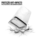 Kit de Potes Herméticos OrganizaPro com Vedação Total