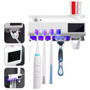 Suporte de Escova e Dispenser de Creme Dental OralClean UV com Esterilizador