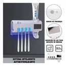 Suporte de Escova e Dispenser de Creme Dental OralClean UV com Esterilizador