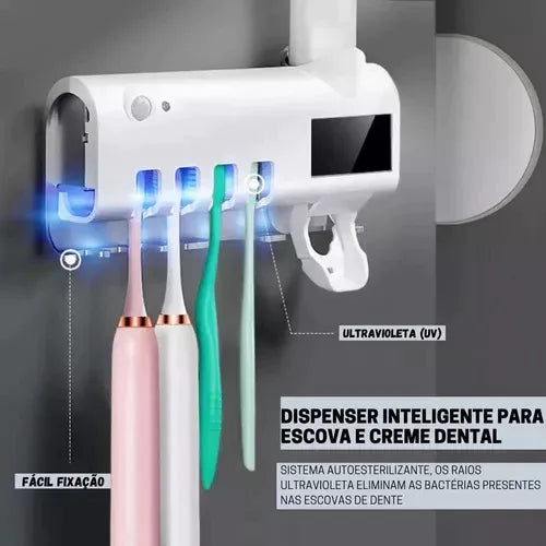 Suporte de Escova e Creme Dental OralClean UV com