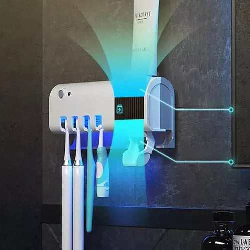 Suporte de Escova e Creme Dental OralClean UV com