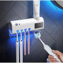 Suporte de Escova e Dispenser de Creme Dental OralClean UV com Esterilizador