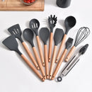 Kit de 11 Utensílios SmartCook com Silicone Resistente