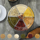 Dispenser de Grãos CerealMix Giratório com 6 Compartimentos