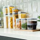 Kit de Potes Herméticos OrganizaPro com Vedação Total