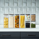 Kit de Potes Herméticos OrganizaPro com Vedação Total