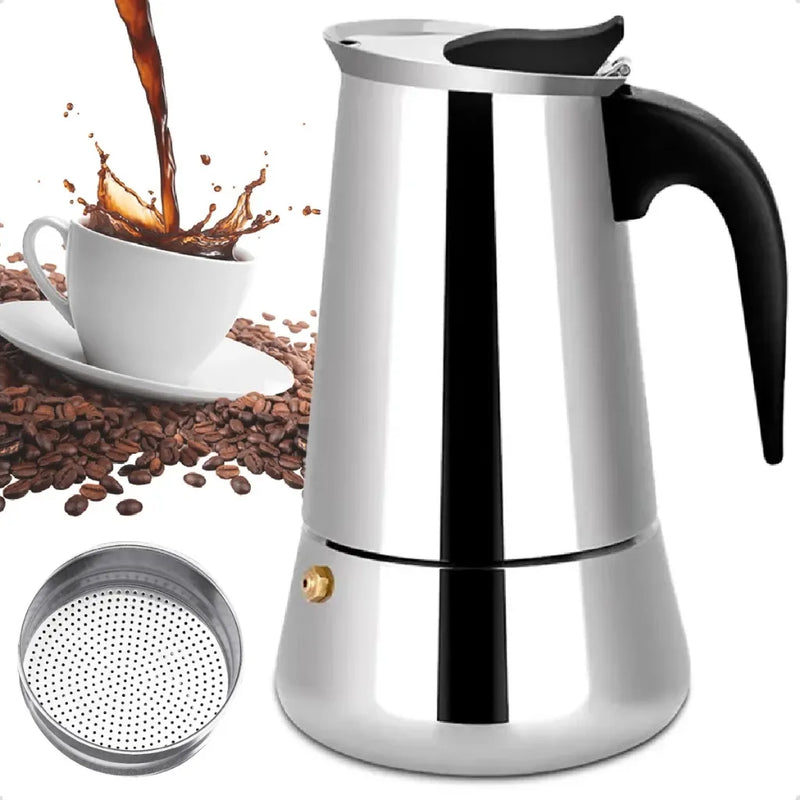 Cafeteira Italiana + Frete Grátis + Bônus + Descontos