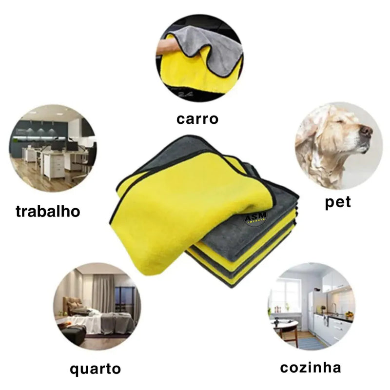 Kit Toalhas de Microfibra + Frete Grátis + Bônus + Descontos