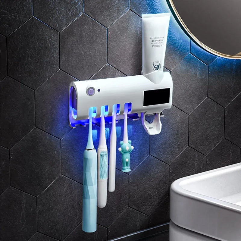 Suporte de Escova e Creme Dental OralClean UV com