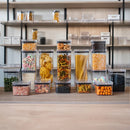 Kit de Potes Herméticos OrganizaPro com Vedação Total