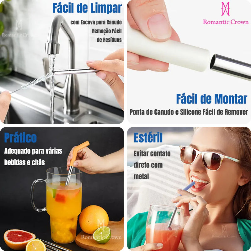 Garrafa Térmica Com Canudo + Frete Grátis + Bônus + Descontos