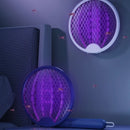 Raquete Elétrica PowerShock Recarregável com Luz Atrativa