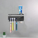 Suporte de Escova e Dispenser de Creme Dental OralClean UV com Esterilizador