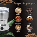 Mini Triturador de Grãos e Temperos Compact Grinder com Lâminas de Inox
